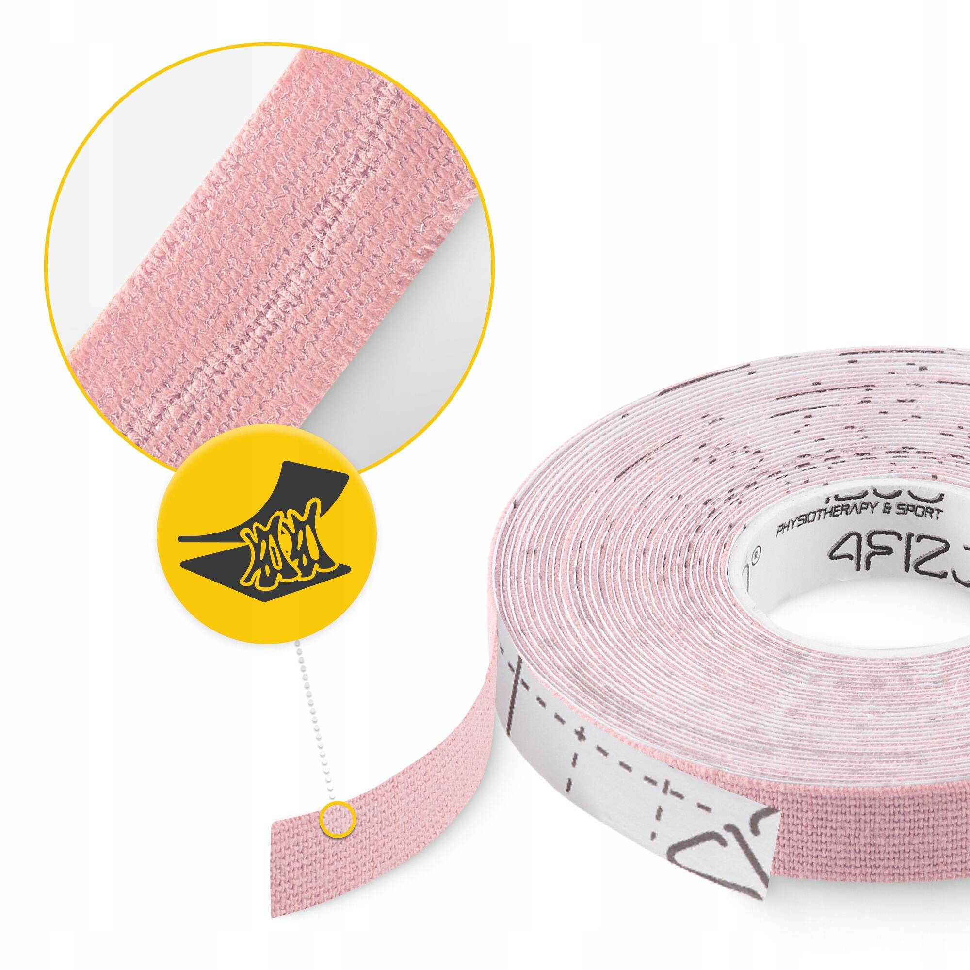 Kinesiologie Tape 1 cm x 5 m Physio Tape Wasserfest Elastisch 4FIZJO 6/7