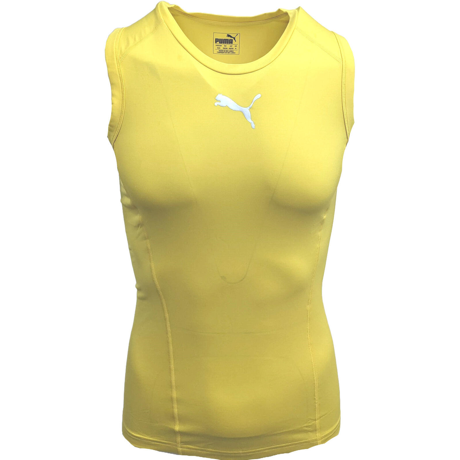 Puma - T-shirt Puma Liga Baselayer Tee Sl, Jaune, Hommes - T-shirt Manches Courtes - Jaune - 40 M - Decathlon