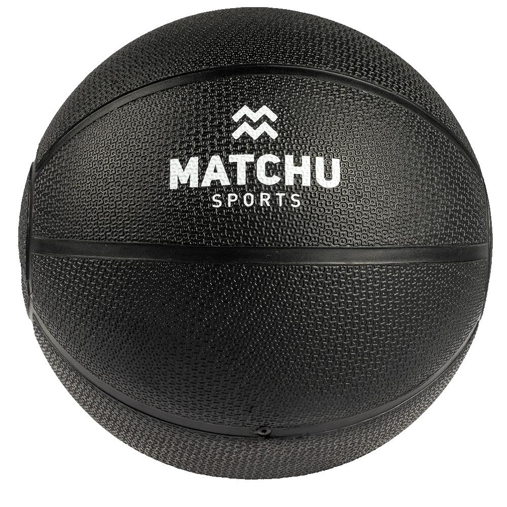 Palla Medica - Palle Mediche - Medicine Ball - Gomma - 5 KG - Nero 2/7