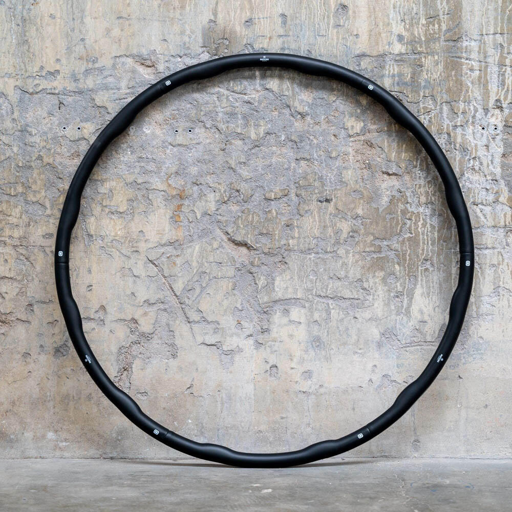 Fitness hoelahoep - Hoepel - 1.5kg - Zwart/zwart - Ø 100cm 4/7