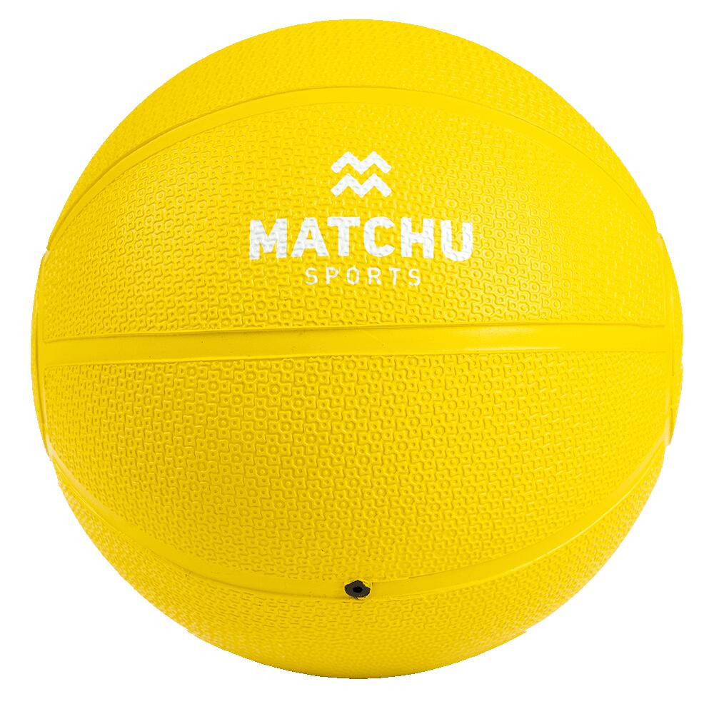 Palla Medica - Palle Mediche - Medicine Ball - Gomma - 1 KG - Giallo 2/7