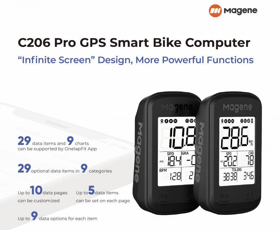 Magene C206 Pro GPS Bike Computer -  5