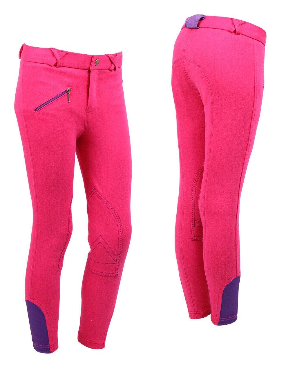 QHP QHP Rijbroek Junior - Fuchsia