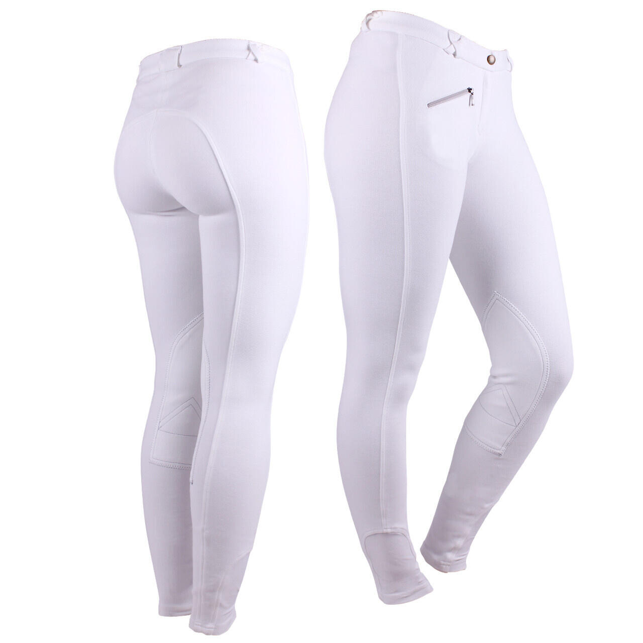 Grip Thermo pantaloni da equitazione con full seat da donna Opal Green