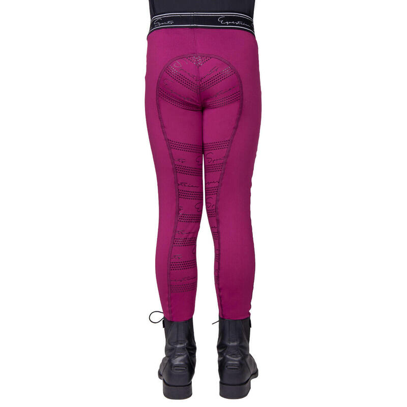 QHP Legging d'Équitation Eden - Framboise