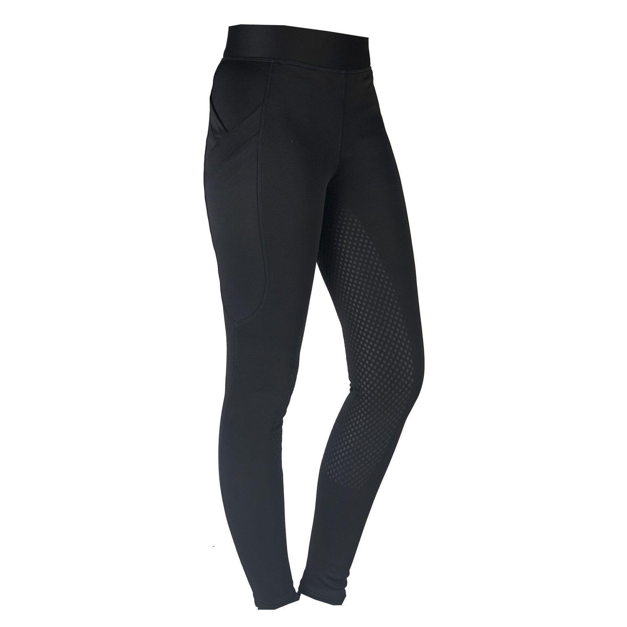Horka - Horka Legging D'Équitation Kate Junior - Noir - Pantalon D'Équitation - Noir - 152 - Decathlon