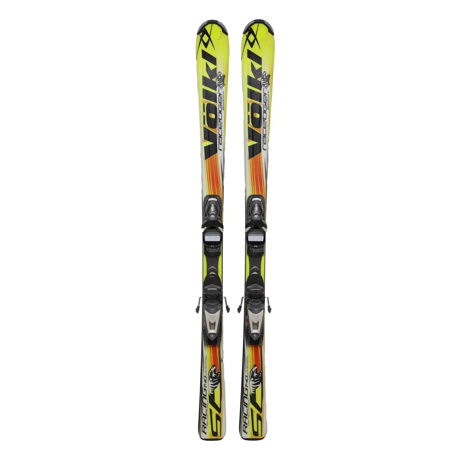 TWEEDEHANDS - Gebruikte Junior Völkl, Racetiger Sl Ski + Bindingen - JUIST 2/4