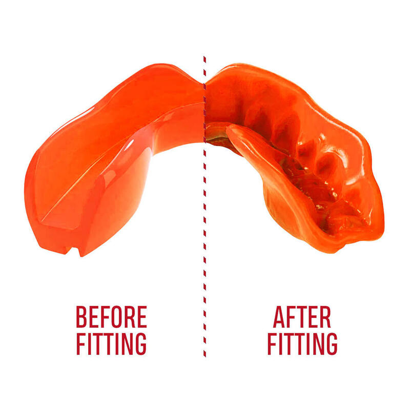Protège dents pour adulte SafeJawz Intro Series Orange fluo