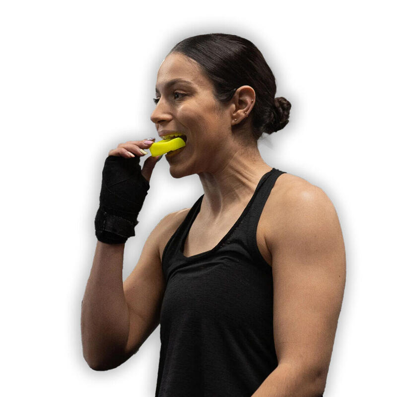 Protège dents pour adulte SafeJawz Intro Series Jaune fluo