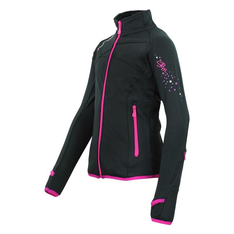 Veste polar shell fille Peak Mountain Gaclimate