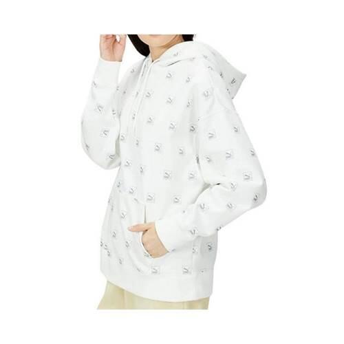 Bluza damska Puma Brand Love AOP Hoodie FL 3/4