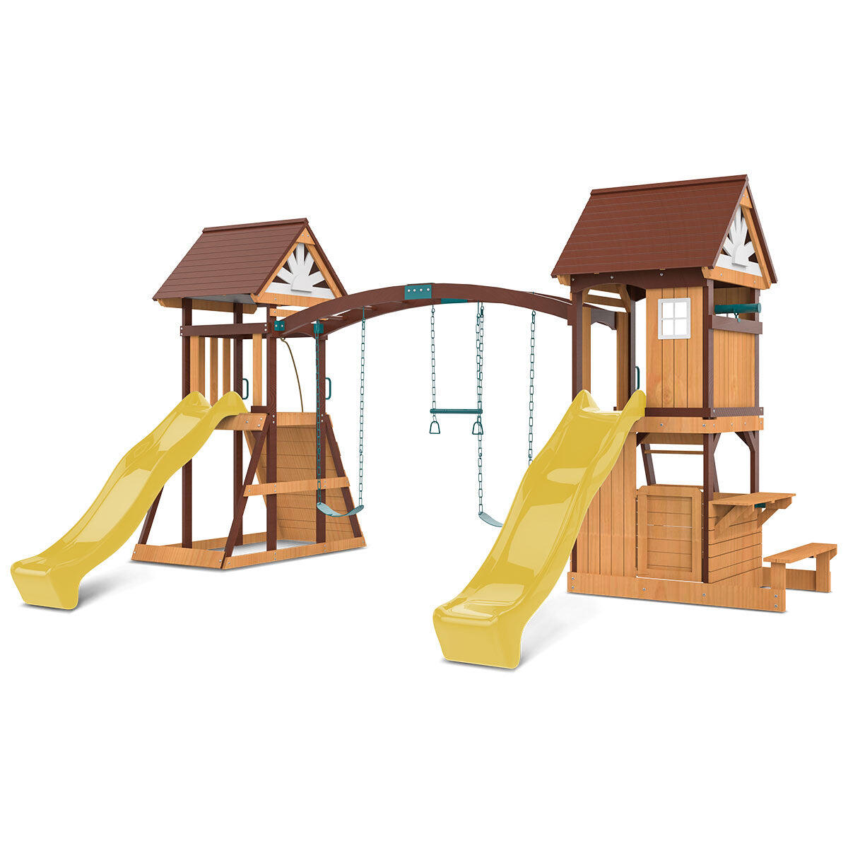 Lifespan Kids Armadale Play Centre Set with 2 x 2.2m Slides