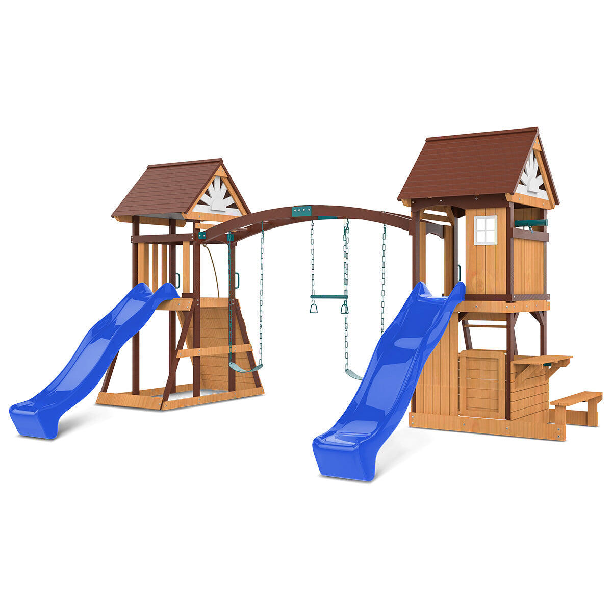 Lifespan Kids Armadale Play Centre Set with 2 x 2.2m Slides