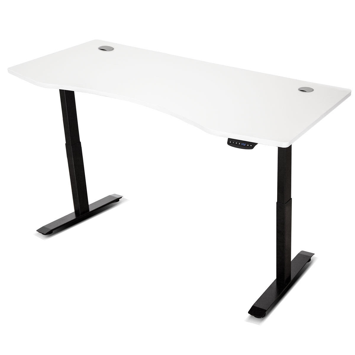 Lifespan Fitness ErgoDesk Automatic 1500mm (White) + Cable Management Tray
