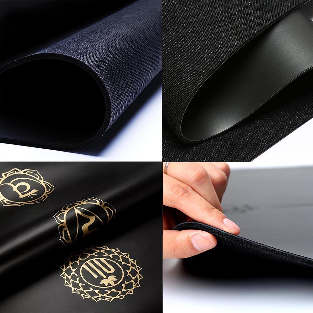 Esterilla de yoga goma-simili 5mm +Bolsa eco-chic corcho, manos secas o húmedas 4/7