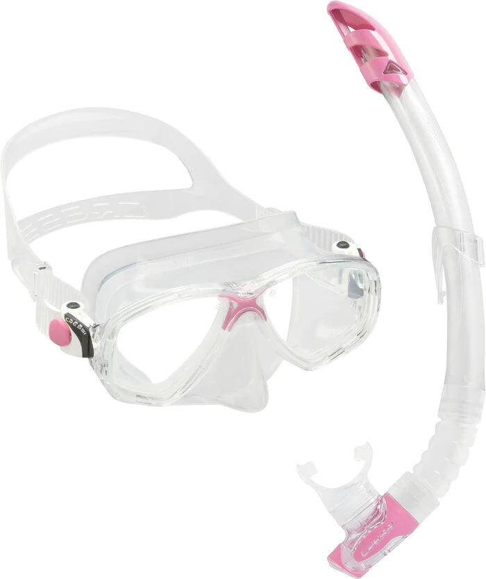 CRESSI Combo Set Marea Vip Trasparente/Rosa, Taglia Unica, Unisex 1/7