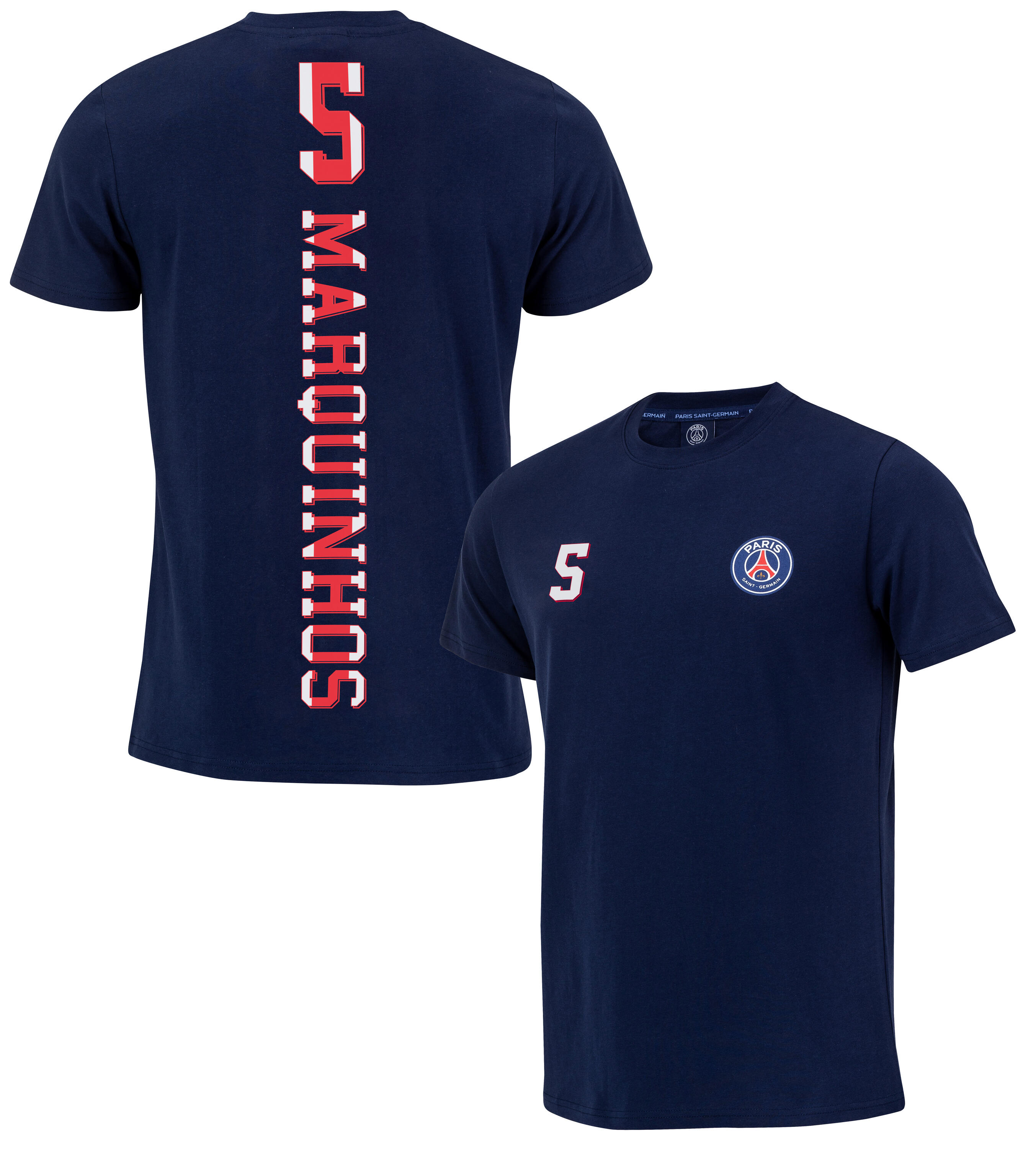 T-shirt MARQUINHOS PSG - Collection officielle PARIS SAINT GERMAIN 1/4