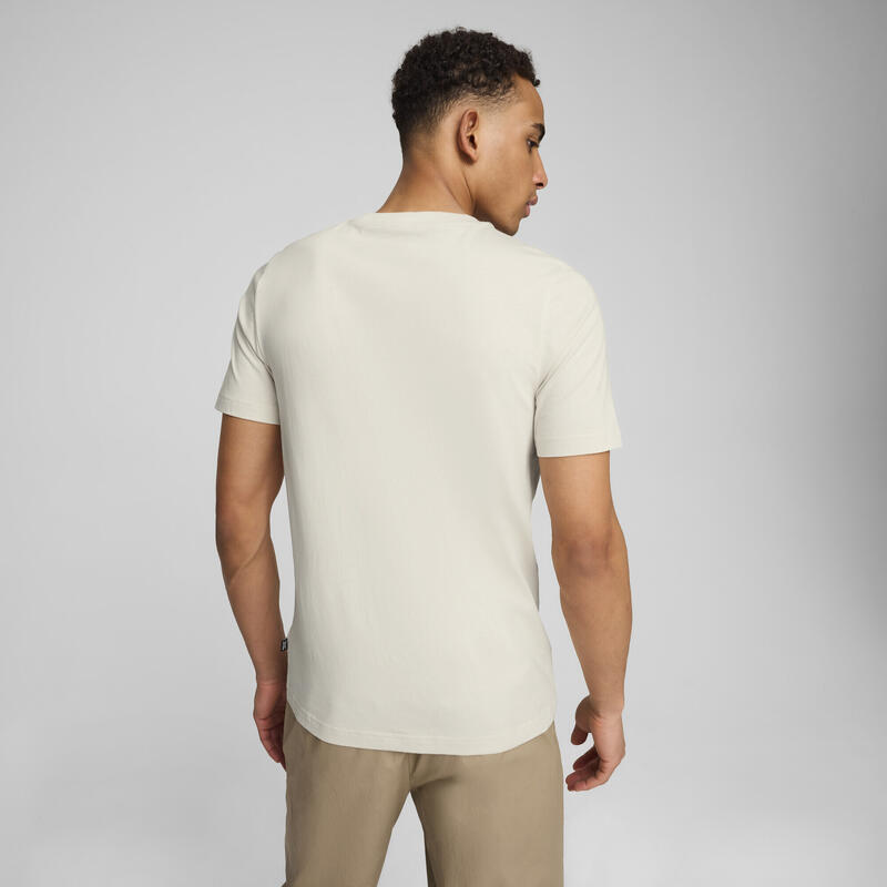 ESS ELEVATED geborduurd T-shirt voor heren PUMA Alpine Snow White