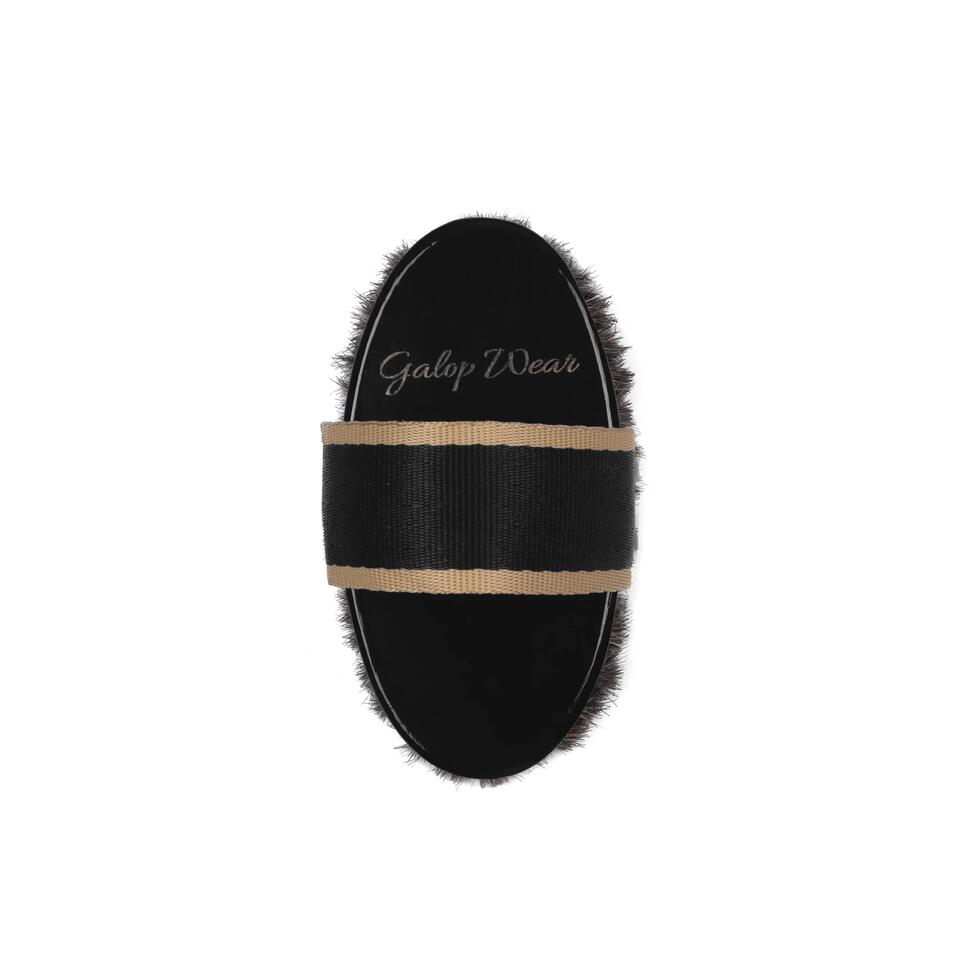 Szczotka do czyszczenia konia GALOP WEAR - Super Soft Touch Classic Black