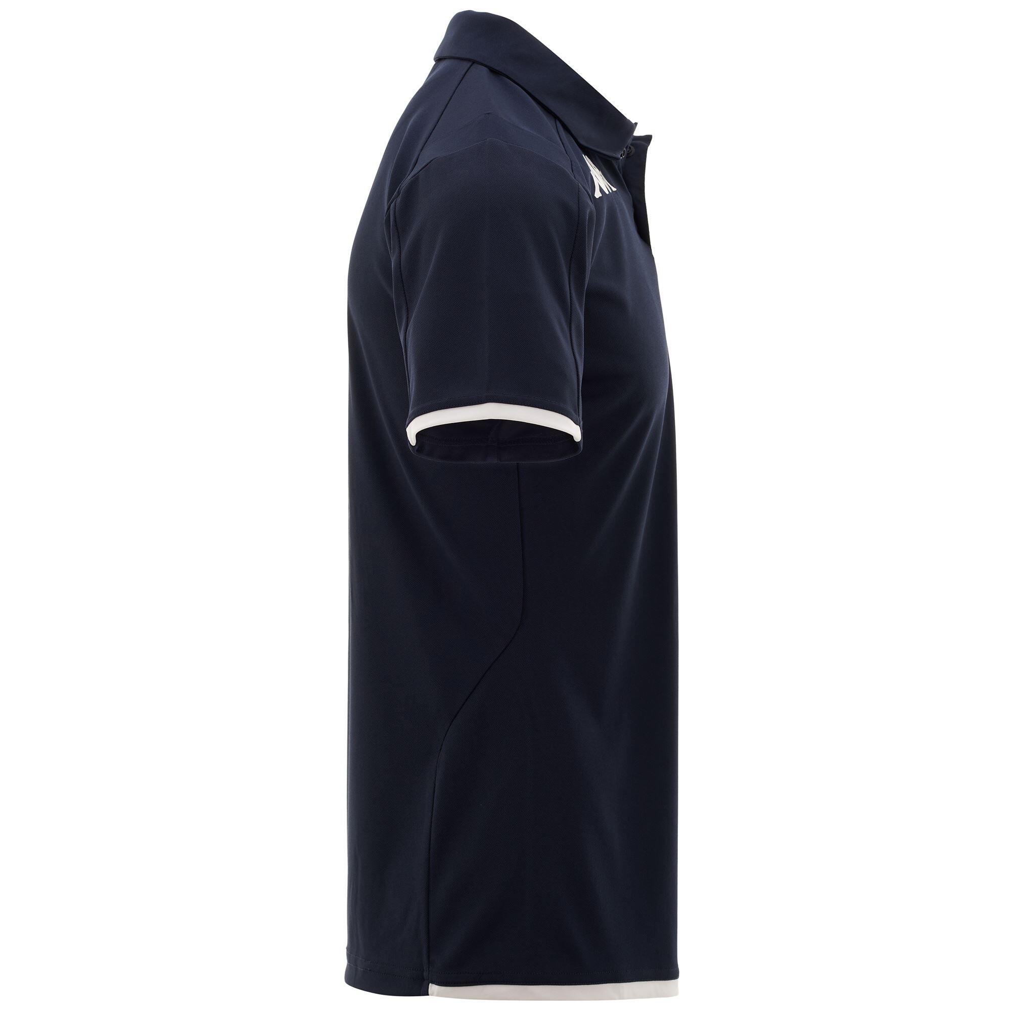 Polo da bambino in poliestere blu da golf 2/5