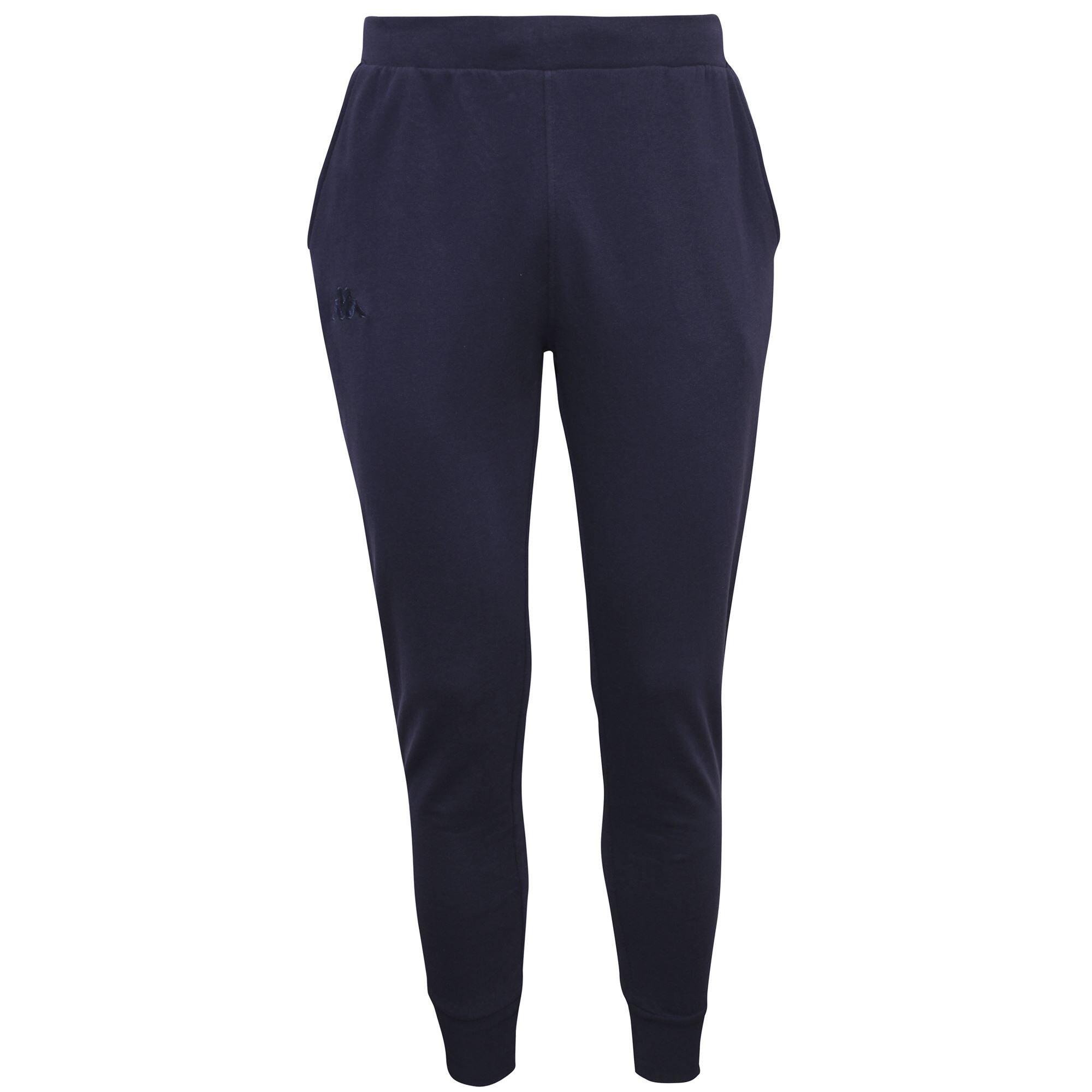 KAPPA pantaloni da bambino in cotone blu da allenamento