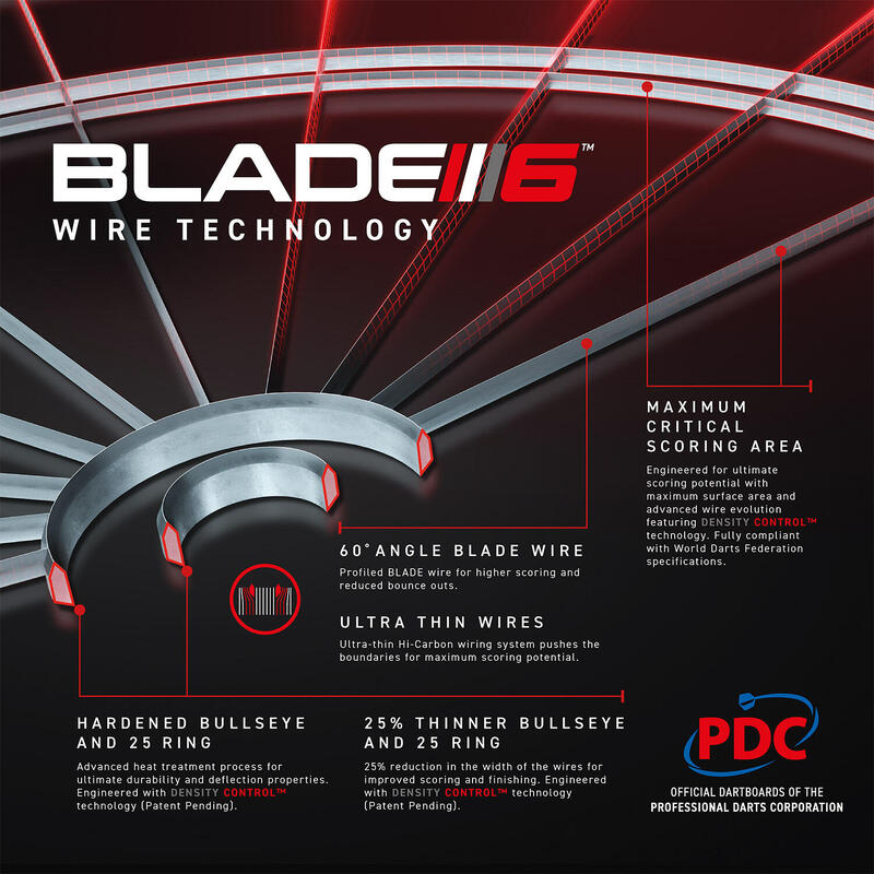 Sisalový terč Winmau BLADE 6 TRIPLE CORE