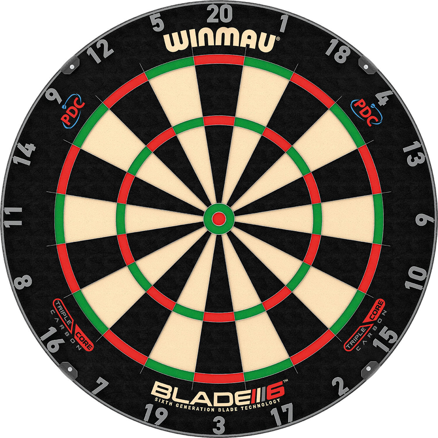 WINMAU Winmau Dartboard Blade 6 Triple Core Carbon PDC