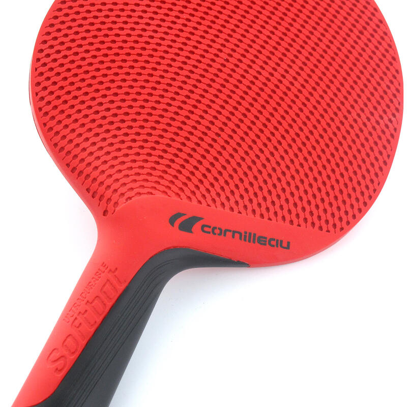 Raquette tennis de table - Softbat rouge adulte