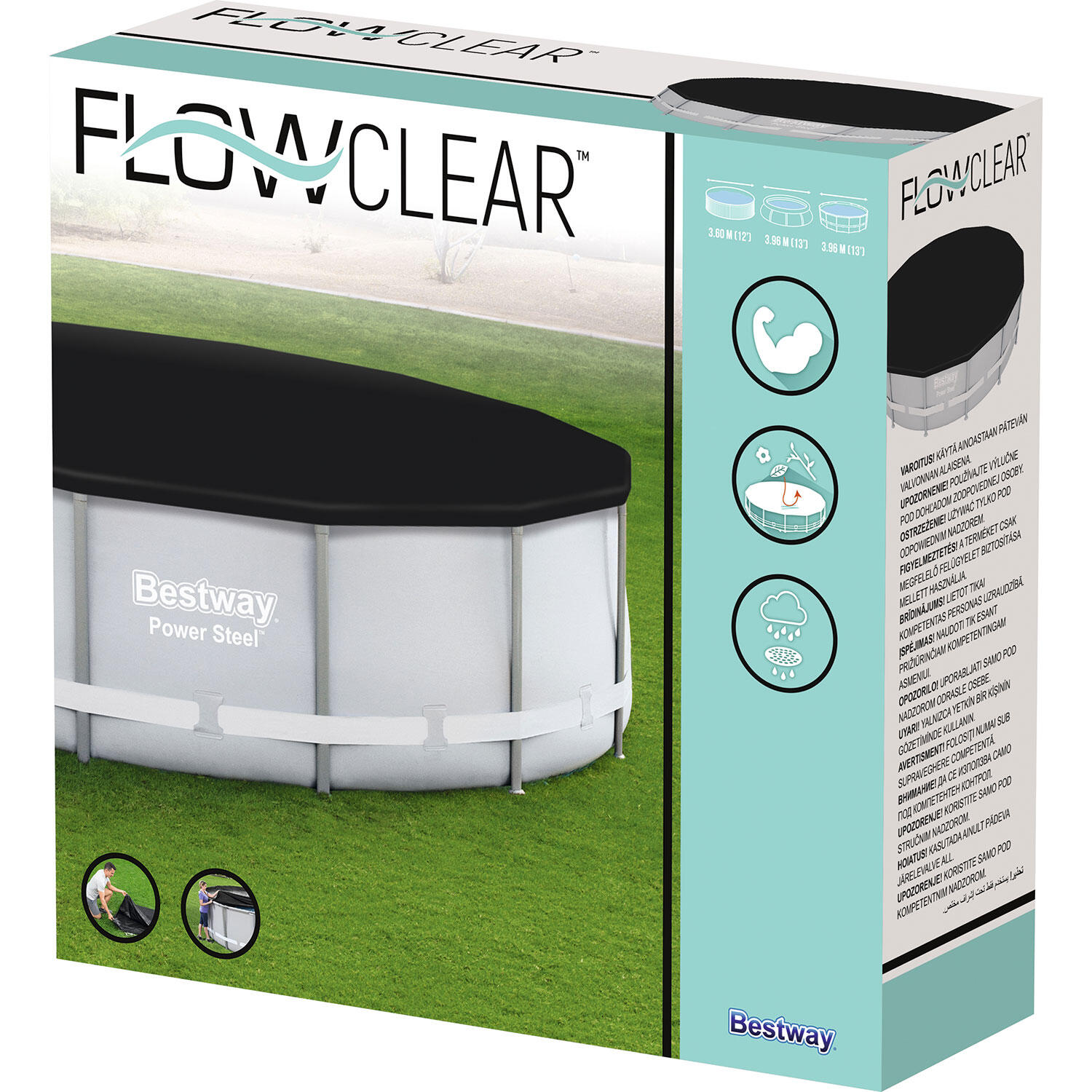 Cobertura de Piscina Flowclear™ 3,96 m 2/7