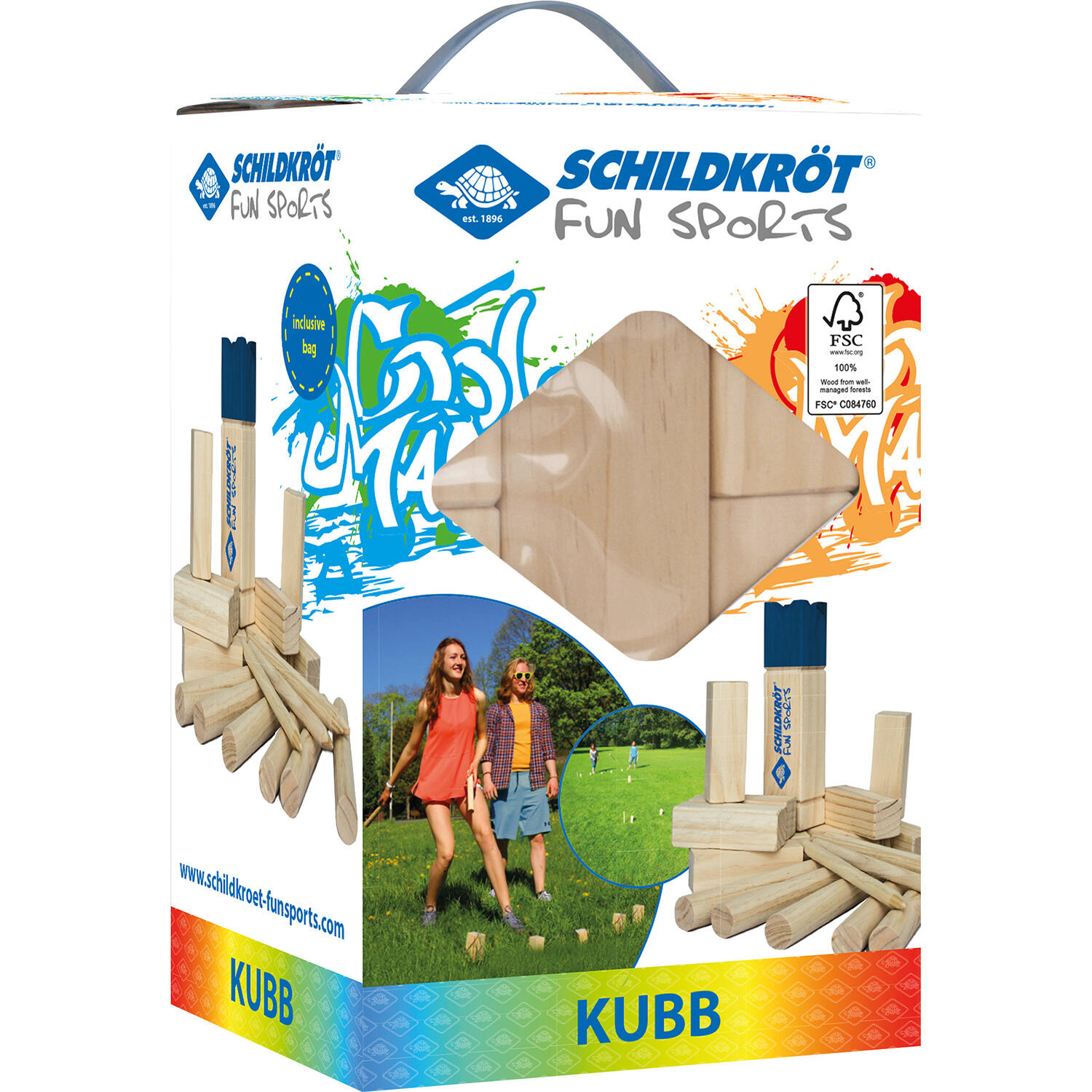 Juego Kubb Madera FSC 3/7