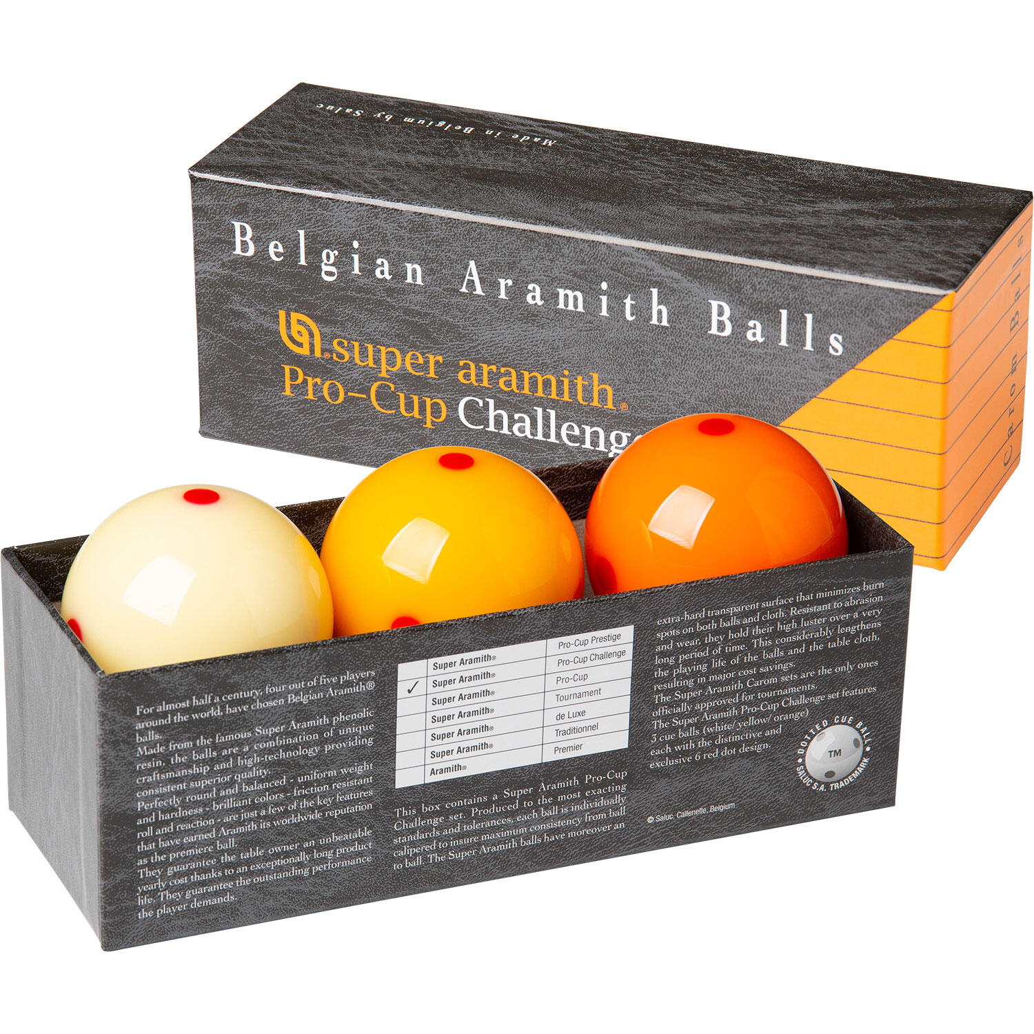 ARAMITH Super Aramith Pro Cup Challenge biljartballen set