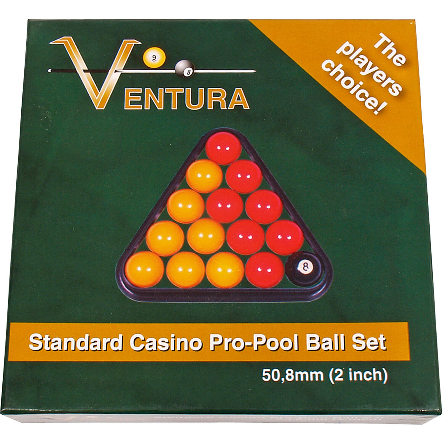 Jeu de boules de billard anglais Polyester 2/2