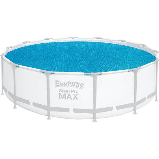 BESTWAY Bâche à bulles ronde Ø 417 cm piscine hors sol ronde Ø 427 à 457 cm