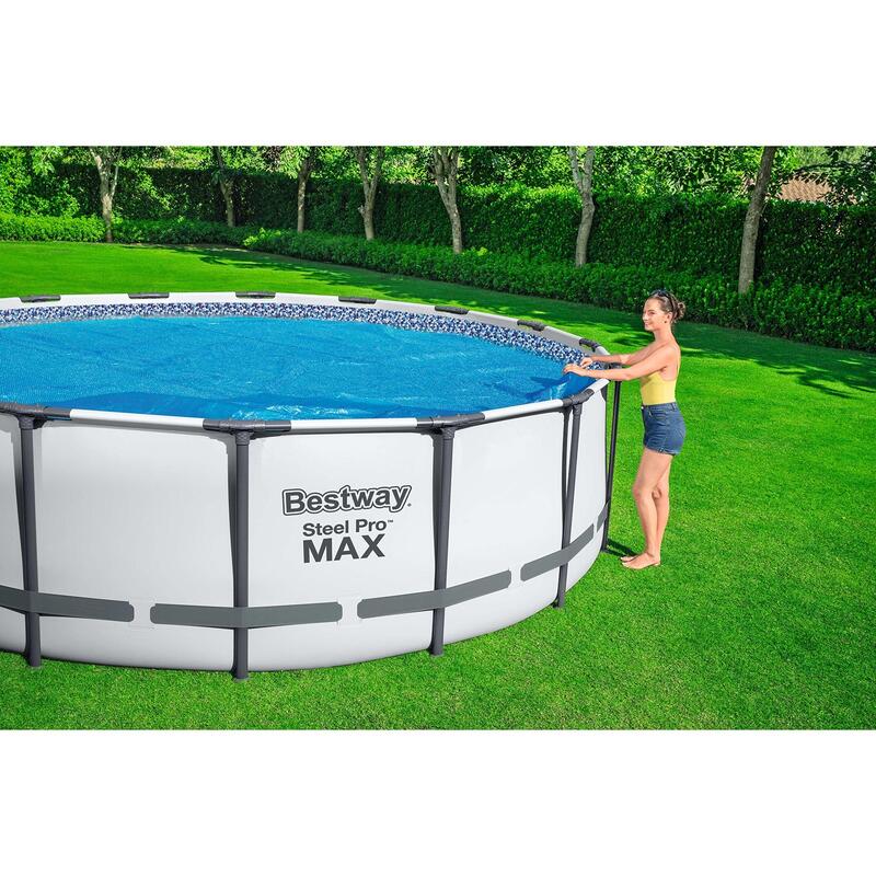 Pokrywa solarna do basenu stelażowego Bestway 427 cm
