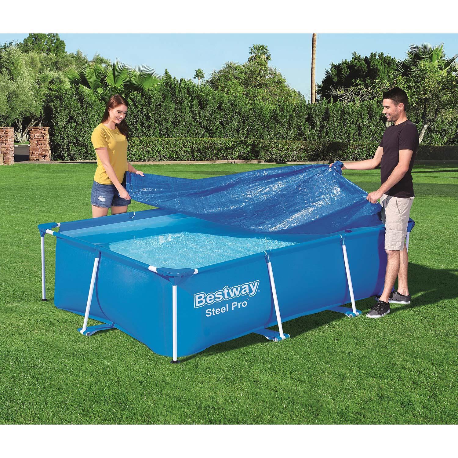 Cobertura de inverno para piscina removível Bestway 259x170 cm retangular 3/7