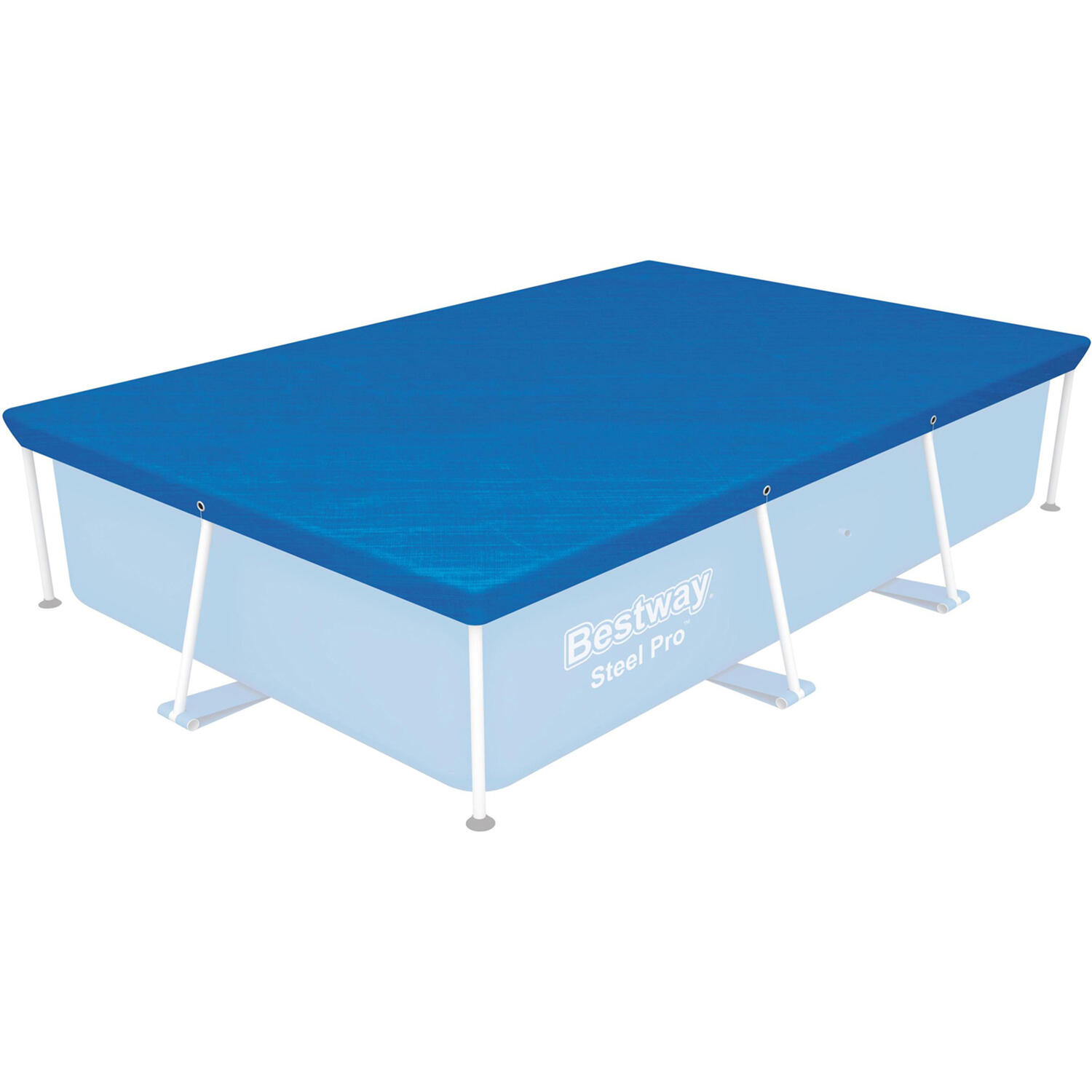 Bestway flowclear afdekzeil voor rechthoekig zwembad frame 259 x 170 cm