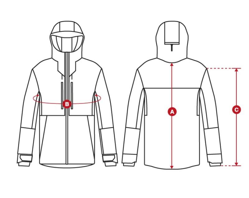 Chaqueta para snowboard/esquí hombre esquí y nieve W5 Megeve Siroko Blanco