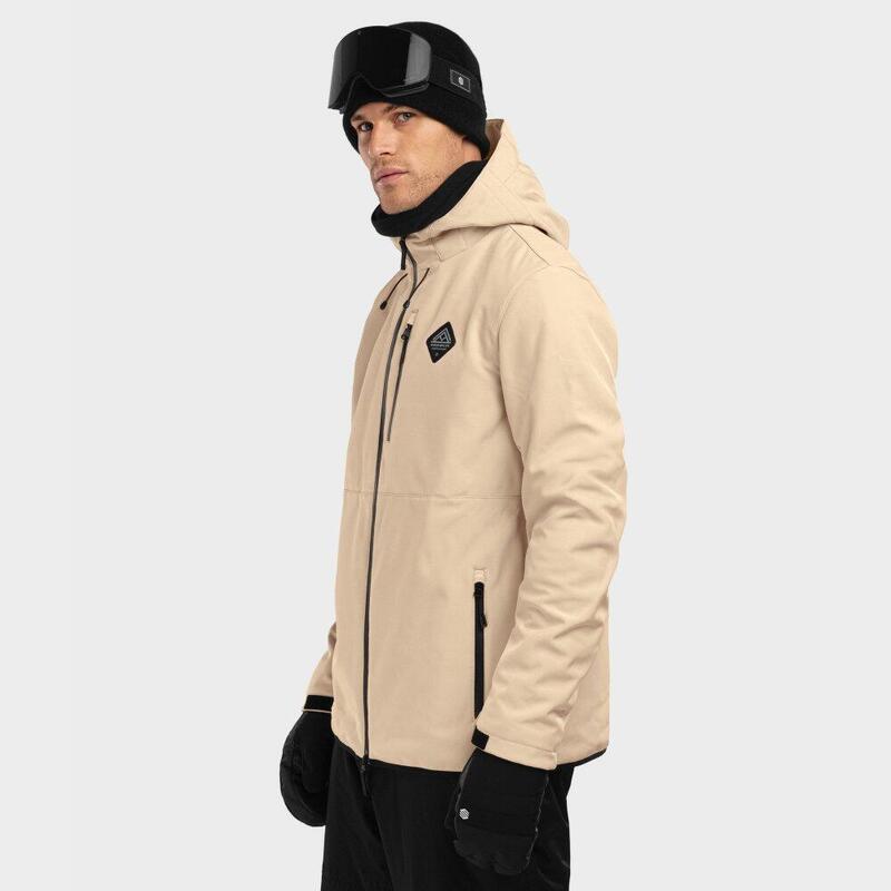 Herren Wintersport snowboardjacke für W2 Cerro Siroko Beige