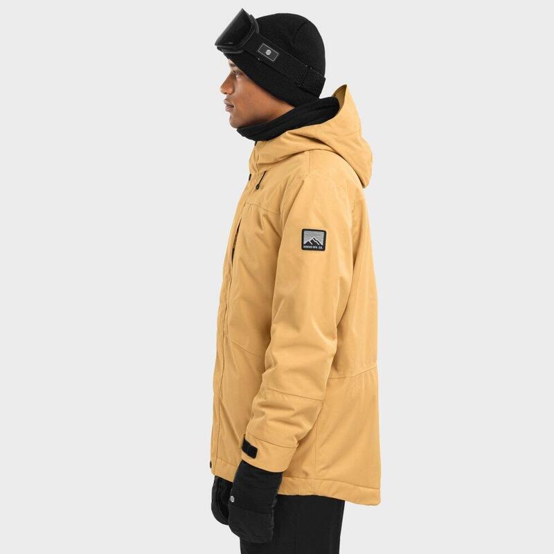 Chaqueta para snowboard/esquí hombre esquí y nieve W4 Graupel Siroko Beige