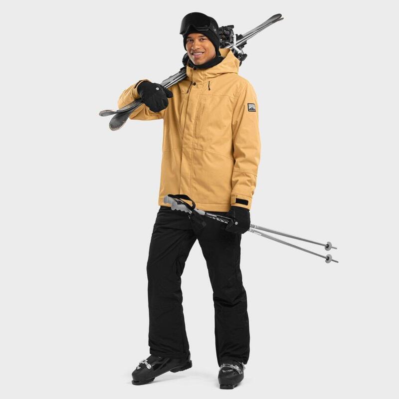 Veste snowboard homme Sports d'hiver W4 Graupel Beige