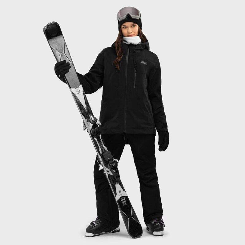 Veste snowboard femme Sports d'hiver W5-W Nix Noir