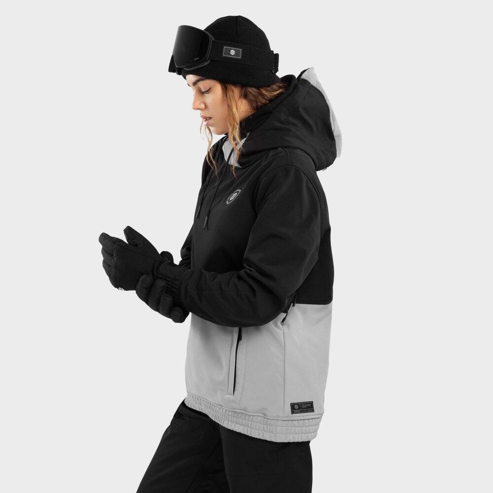 Veste snowboard femme Sports d'hiver W1-W Boardslide Noir