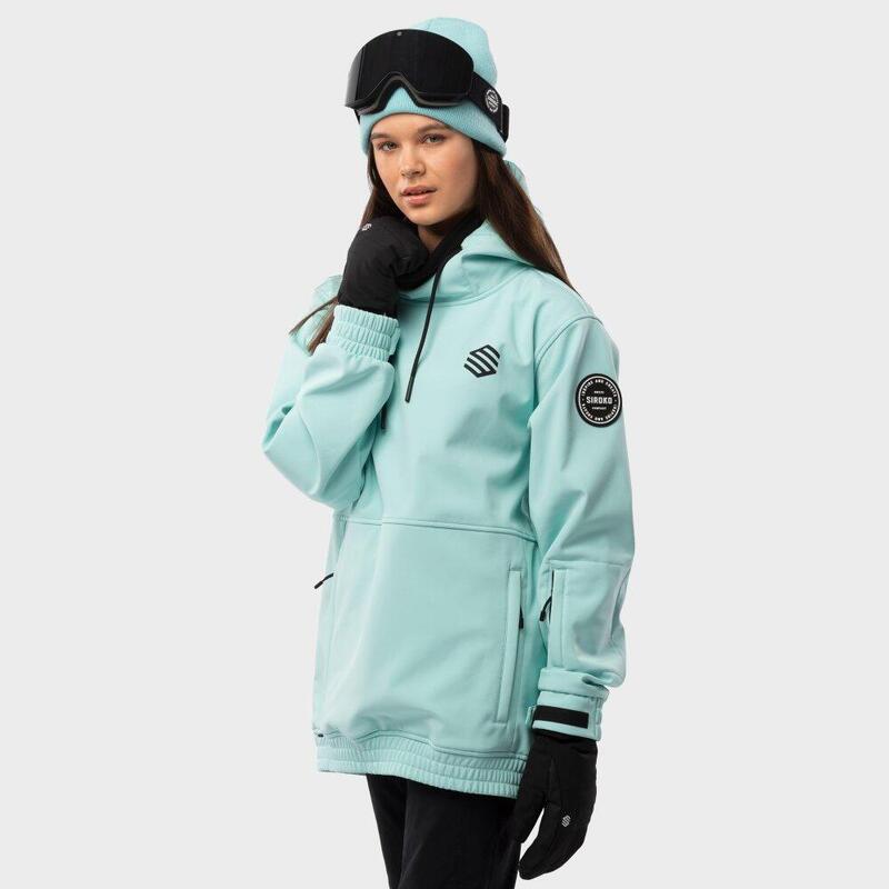 Chaqueta para snowboard/esquí mujer esquí y nieve W1-W Iceberg Siroko Turquesa