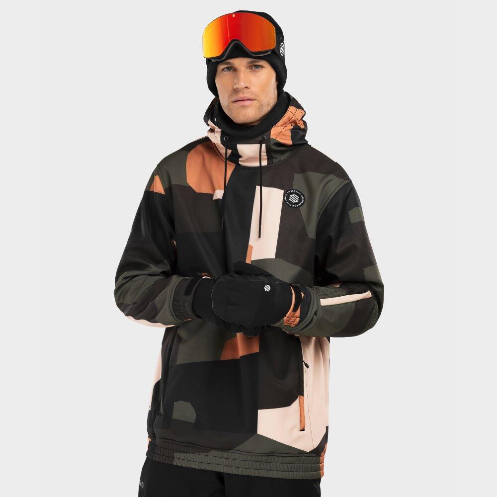 Veste snowboard homme Sports d'hiver W1 Sandboard Noir