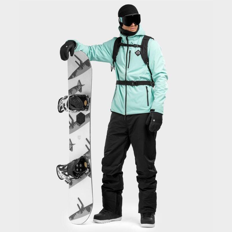 Chaqueta para snowboard/esquí hombre esquí y nieve W2 Senja Siroko Turquesa