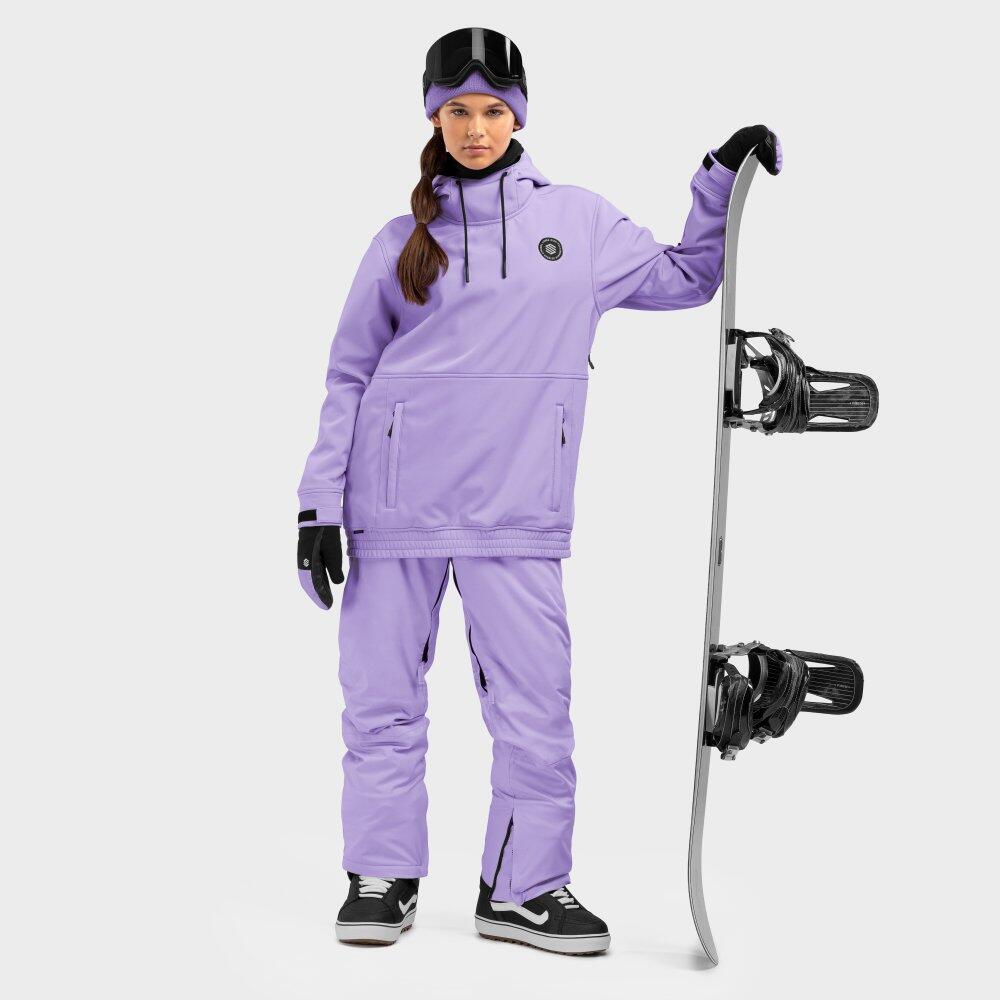 Damen Wintersport snowboardjacke für W1-W Snowy Siroko Lavendel