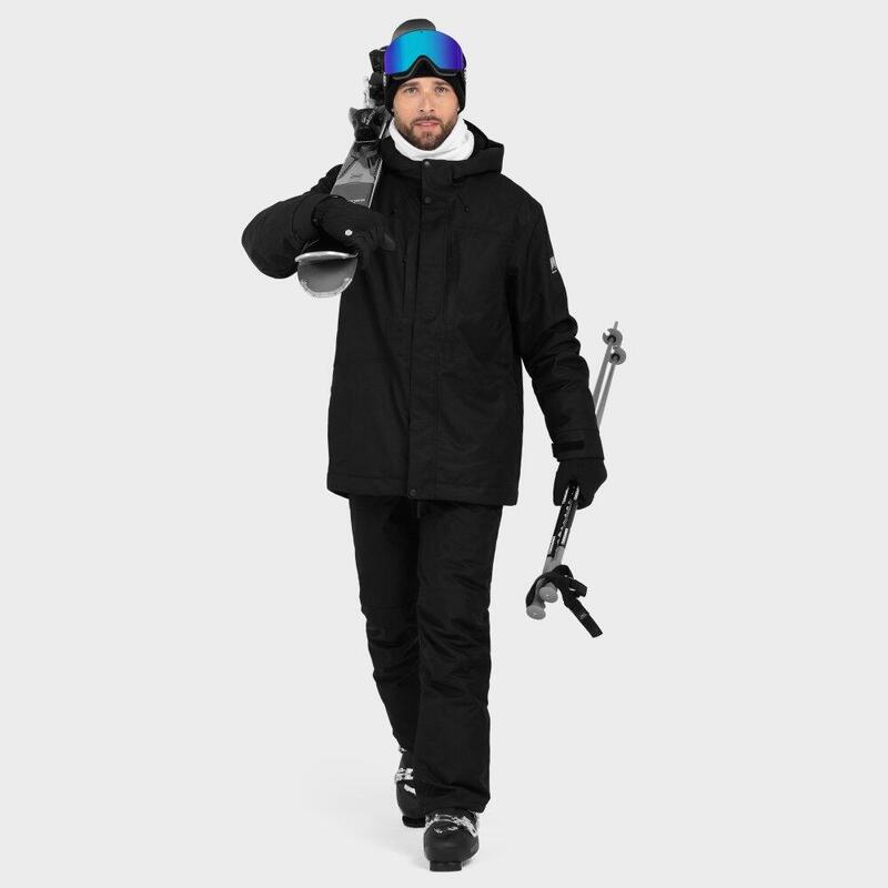 Casaco de snowboard para homem Desportos de inverno W4 Vostock Siroko Preto