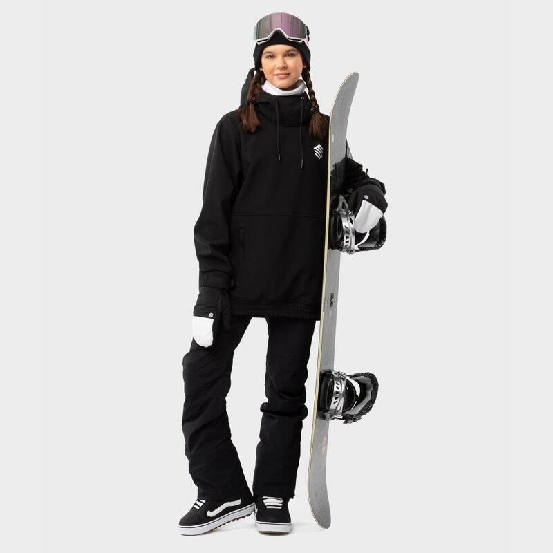 Dames Wintersport snowboardjas W1-W Skywalk Siroko Zwart