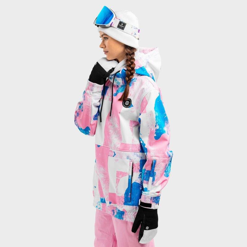 Damen Wintersport snowboardjacke für W1-W Holi Siroko Bubblegum Pink