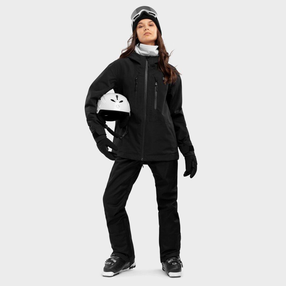 Damen Wintersport hardshell-snowboardhose P2-W Peyto Siroko Schwarz 4/7